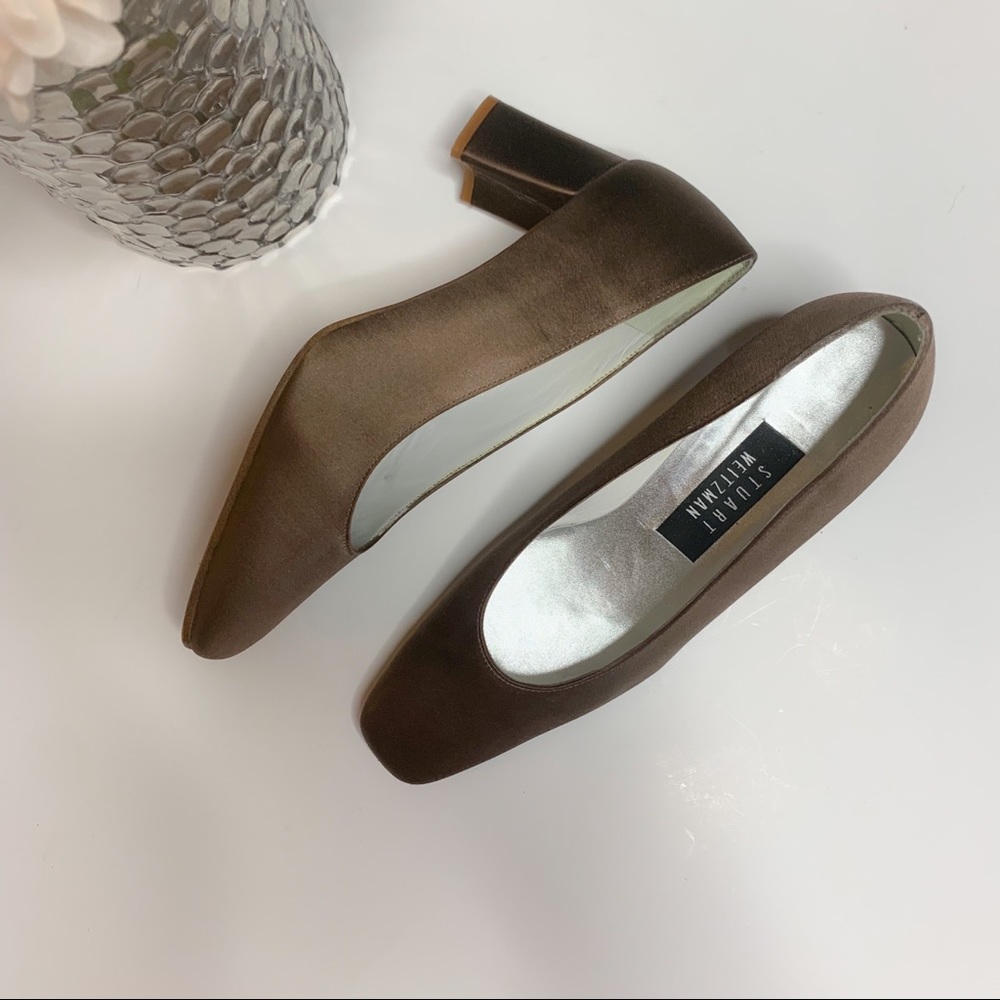 SALE‼️ Stuart Weitzman brown heel size 7.5